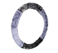 HEALLILY Plush Automotive Steering Wheel Cover with Gentle and Fluffy Surface, Easy to Install, Lightweight Design, for Winter and Autumn Car Use, Universal Fit Car Wheel Protector