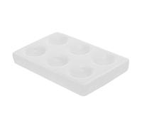 HEALLILY Porcelain Reaction Plate Laboratory Spotting Tile with Wells for Chemical Qualitative Analysis and Color Precipitation Experiments Smooth Surface Easy to Clean for Science Teaching