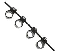 HEALLILY Portable Finger Flexibility Trainer for Guitar and Bass with Elastic Connecting Rod, Abs and Silicone Material, Finger Expansion Instrument Tool for Beginner Adults Practising