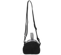 HEALLILY Portable Grey Medium Small Animal Carrier Bag for Hamster Guinea Pig Sugar Glider with Adjustable Shoulder Strap Breathable Pet Travel Pouch for Outdoor Use