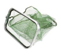 HEALLILY Portable Military Green Fishing Keep Net 17x30x100cm Large Capacity Foldable Fish Mesh for Outdoor Angling and Wild Fishing Supplies