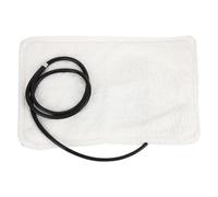 HEALLILY Portable USB Heating Pad for Small Pets and Puppies, White Cloth Heated Warmer Bed with Soft Material, Pet Sleeping Cushion for Winter Comfort