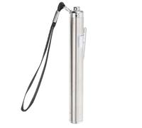 HEALLILY Practical LED Egg Candling Lamp for Hatching Eggs with Stainless Steel and Nylon Material for Poultry Incubation Tasks with Bright Silver Light