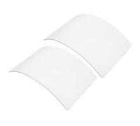 HEALLILY Protective Lens Cover for Sandblasting Helmet 2Pcs 8.66X5.71In Glass Replacement with Anti-Fog Film for Welding and Abrasive Work