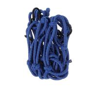 HEALLILY Reflective Motorbike Helmet Cargo Net Rope Strap Blue Latex Tailstock Luggage Tie-down Strong Anti-breaking for Motorcycle Night Safety