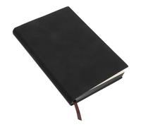 HEALLILY Retro A5 Thick Vintage Blank Notebook Black, Heavy Duty Journal for Office and Student Use, Large Blank Pages Suitable for Writing, Drawing, and School Planning