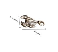 HEALLILY Retro Copper Scorpion Pendant Key Hanging Decor DIY Charm for Keychains Backpacks Handbags Lightweight Compact Portable Accessory