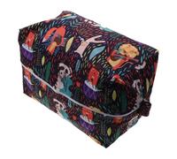 HEALLILY Reusable Navy Nappy Storage Bag with Waterproof Pul Material and Multi-Functional Design, for Foods, Breast Pads, and Cloth Diapers During Shopping Or Camping