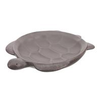 HEALLILY Reusable Turtle Shaped Ceramic Plants Water Catcher Tray Plant Plate Planter Plates to Catch Water for Indoor and Outdoor Flower Pots and Bonsai