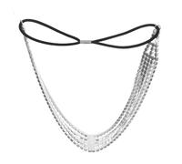 HEALLILY Rhinestone Hairband for Lightweight Alloy Multi-layer Strip Headband with Shaped Design Decorative and Chic Accessory for Wedding and Photo