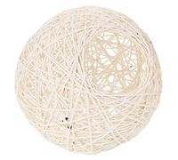 HEALLILY Rustic Style Woven Lamp Shade Handmade Rattan Pendant Lamp Cover for Home Hotel Restaurant Decor Easy Installation Vintage Lampshade