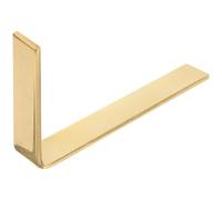 HEALLILY Sax Flute Leveling Tool Bassoon Leveling Tool 2.55x1.57x0.35in Brass Right Angle Design Stylish Woodwind Instrument for Saxophone Repair