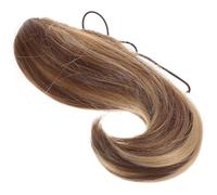 HEALLILY Short Wavy Ponytail Hair Extension Synthetic High Temperature Silk Material with Claw Clip Large Clip Opening, Natural Look, Practical for Shopping and Party Use