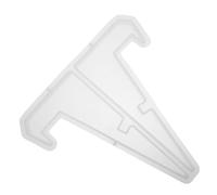 HEALLILY Silicone Resin Mold for Plate Display Stand with Modern Style, White Colour, Effortless DIY Experience for Epoxy Resin Molding, for Artworks and Clocks in Boutique Stores