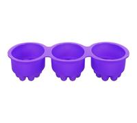 HEALLILY Silicone Soap Massage Mold Oval Shape for DIY Handmade Soap Making Flexible Silicone Material Suitable for Baking and Teaching Family How to Reuse and Recycle