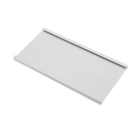 HEALLILY Silver Aluminum Name Plate Holder for Office Door Or Wall Mount with Dual Install Design, Streamlining Internal Communication and Staff Identification for Team Settings