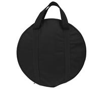 HEALLILY Single-layer 40x8cm Cross-body Copper Gong Bag with Pocket, Waterproof Cymbal Protective Instrument Carrier for Percussion Storage and Transport