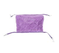 HEALLILY Small Animal Hammock for Cage with Lint Material and Metal Frame, Hanging Bed Gentle Play and Mental Stimulation, for Sugar Gliders and Rats in Pet Cages or Travel