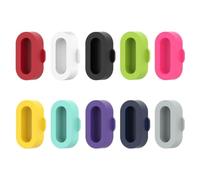 HEALLILY Smartwatch Charging Port Cover Silicone Dust Plug 10pcs | Smooth Finish, Secure Fit Peace of Mind, No-tools Convenience, Beach or Sandy Areas, Outdoor Activities