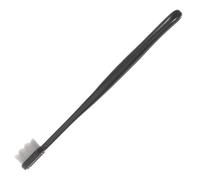HEALLILY Soft Brush Toothbrush with Bamboo Charcoal Nano-fine Bristles, Black Pp Material, Portable Design for Business and Travel Use