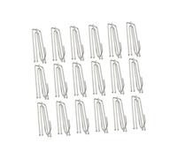 HEALLILY Stainless Steel Curtain Pleater Hooks Prong Bath Curtain Claw Hooks Rustproof for Shower and Bathroom Drapery Hanging Hardware Easy Glide and Use