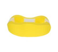 HEALLILY Swimming Training Pull Buoy Kickboard for Adults, Ankle Float Eva Swim Board for Lap Exercise, Pool Training Aid for Leg and Hip Support, Yellow and White Safety Swim Equipment