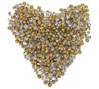 HEALLILY Tiny Rhinestones Easy to Apply and Harmless 1000pcs with Flatback Design for Nails with Sparkly Clarity and Shine for Nail Art, Face Makeup, and Wedding Table Decoration
