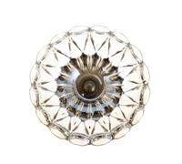 HEALLILY Transparent Crystal Glass Fruit Tray Multifunctional Dessert Plate for Serving Fruits Dried Snacks and Salads Practical Food Storage Bowl for Parties and Kitchen Organization