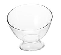 HEALLILY Transparent Multi Function Fruit Salad Bowls for Ice Cream and Trifle Practical Tableware for Parties Weddings Restaurants and Home Use