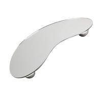 HEALLILY Tray Silver Vanity and Steel Stainless Pattern Moon Acrylic Holder Organizer Or for with Heavy Load Bearing and Storage Function New Year Day Perfume Dresser Mother's