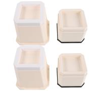 HEALLILY Treadmill and Height 2pcs Stackable Pads Increase Anti-slip Tpu Surface, Plastic Incline Risers for Enhanced Adjustable Height Flexibility Training Suitable