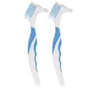HEALLILY Turtle Shell Cleaning Brush Efficient Dirt Removing Tool for Turtle Care 2pcs with Comfortable Grip and Material, for Cleaning The Gap at Home