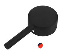 HEALLILY Universal Metal Basin Faucet Handle with Modern Black Finish, Single Lever Design for Bathroom and Shower Use, Quick DIY Installation and Stylish Replacement Part