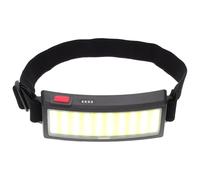 HEALLILY USB Design Cob LED Rechargeable Waterproof with Light Headlamp Lightweight Abs Material, Shockproof for Outdoor Hiking and Camping Activities