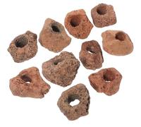 HEALLILY Volcanic Rocks Aquarium Ornament Fish Tank Stone Cave Ornament 10pcs for Fish Shelter Made from Natural Volcanic Stone Block Easy to Clean Random Color for Aquarium Decoration