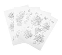 HEALLILY Water Soluble Embroidery Stabilizer Paper Embroidery Accessories 4 Sheets for Stable Support Easy to Use in and Computerized Projects Suitable for Woven Knits and Aprons