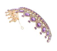 HEALLILY Wedding Crown: Crystal Queen Crown Tiara - Rhinestone Bridal Headband Headpiece For Women Girls Cosplay Prop Wedding Birthday Party Christmas Decorations