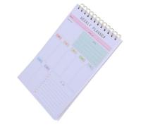 HEALLILY Weekly Planner Notepad Spiral Elegant Minimalist Design Portable Paper Iron Material Efficient Weekly Planning Pad Desk Use Organising Daily Tasks