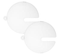 HEALLILY Whisk Splash-Proof Lids Splash Guard Covers for Mixing Bowl 2pcs Comfortable Hand Feel, Prevents Splashing, for Making Bread and Restaurant Use