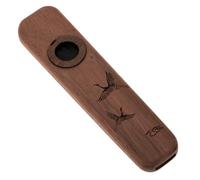 HEALLILY Wood Kazoo Flute Portable Musical Instrument Easy to Play with Compact Design for Events and Parties, Guitar Accompany Kazoo for Beginners and Adults
