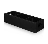 HEALLILY Wooden Tea Bag Organizer Box with Multiple Compartments Space Saving Tea Storage Holder for Kitchen Countertop for Easy Categorization and Daily Use