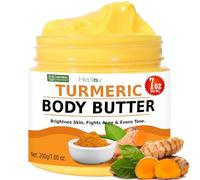 Healov Turmeric Face Cream: Natural Skin Lightening Lotion Whipped Turmeric Body Butter for Dark Skin