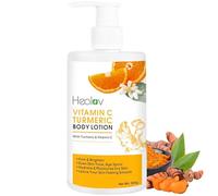 Healov Turmeric Lotion for Dark Spots, Natural Brightening Body Lotion for Skin, Turmeric Face Cream for Cleansing Skin, Fighting Acne, Uniform Tone, Cleanses