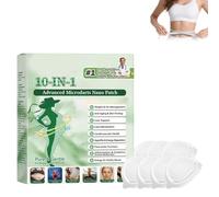 Healrize Moringa 10-in-1 Advanced Nano Microneedle Patch, 7Pc/Box Professional metabalance patch, Gentle care for metabolic system, Natural moringa patches for all skin type