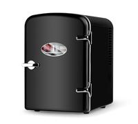 HealSmart Mini Portable Refrigerator, 4 Liter & 6 Cans Compact Refrigerators with Observation Window, 100% Freon Free and Eco Friendly for Drinks, Food,