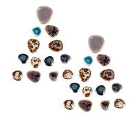 HEALSOPTHY 1 Bag Ceramic Mosaic Tiles for Crafts with Small Irregular Shaped Pieces Ready to Use Mini Pre-Cut Shapes for Mosaic Kits 200g Bag Random Color