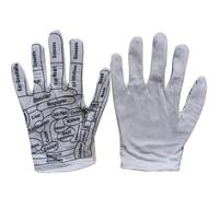 HEALSOPTHY 1 Pair Reusable Elastic Massage Gloves Made of Comfortable Cotton Cloth for Skin-Friendly Massage, Portable for Professional and Personal Wellness Use