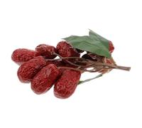 HEALSOPTHY 1 String Artificial Red Date String Realistic Faux Jujube Decoration for Home Decor Versatile Prop for Film Tv Productions Artificial Fruit Model for All Year Garland and Creative