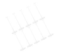 HEALSOPTHY 10 Pcs Adjustable Doll Stand with Transparent Clips for Various Doll and Poses Easy Assembly Display Holder for Home and Exhibition Collections