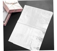 HEALSOPTHY 100 Pcs Transparent PVC Shrink Wrap Bags Sealing Heat Shrinkable Film for Protective Industrial Packaging with Strong Sealing and Scratch Resistance